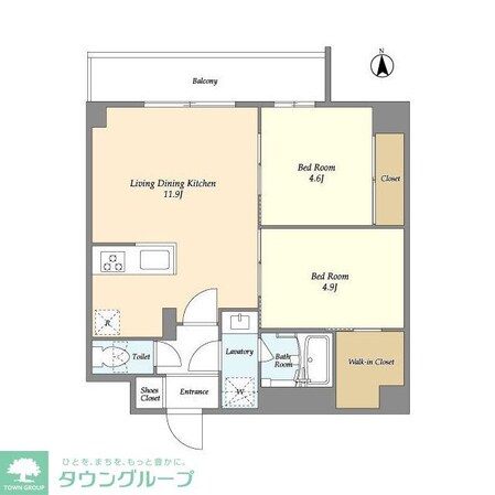 グランカーサ尾久の物件間取画像